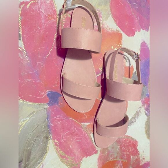 💥DB Lucita adjustable Buckle closure Open Toe Ankle Strap sandals size 7.5 - Picture 4 of 11